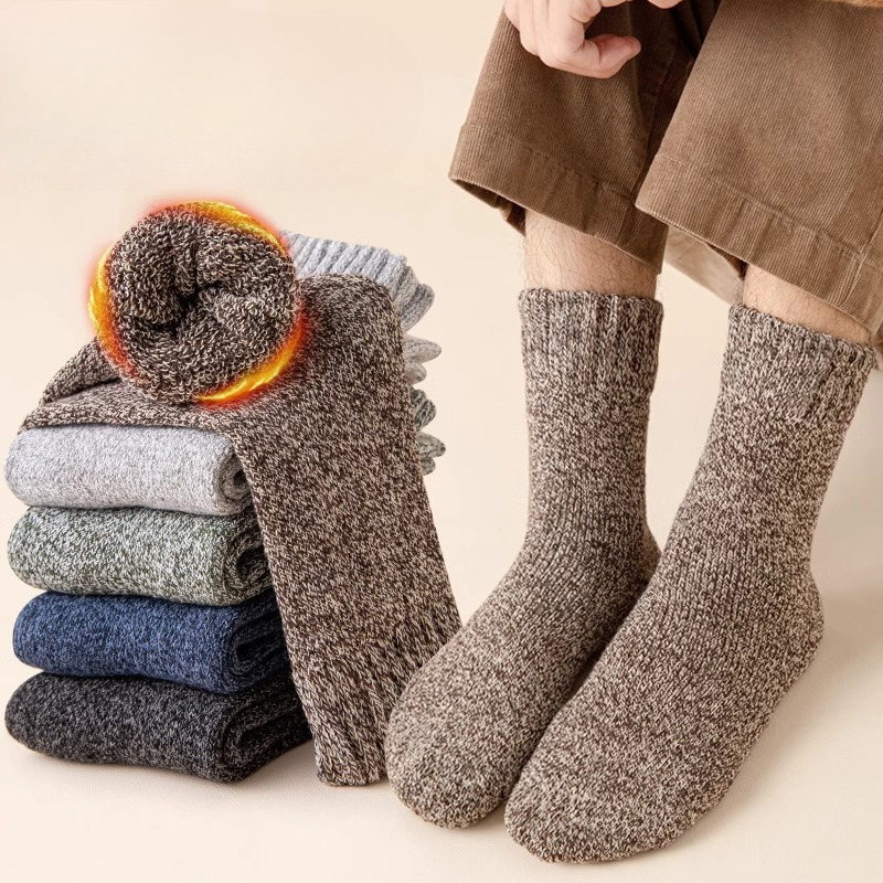 Thermal Sock Winter - 5 Paia di Calzini in Cotone