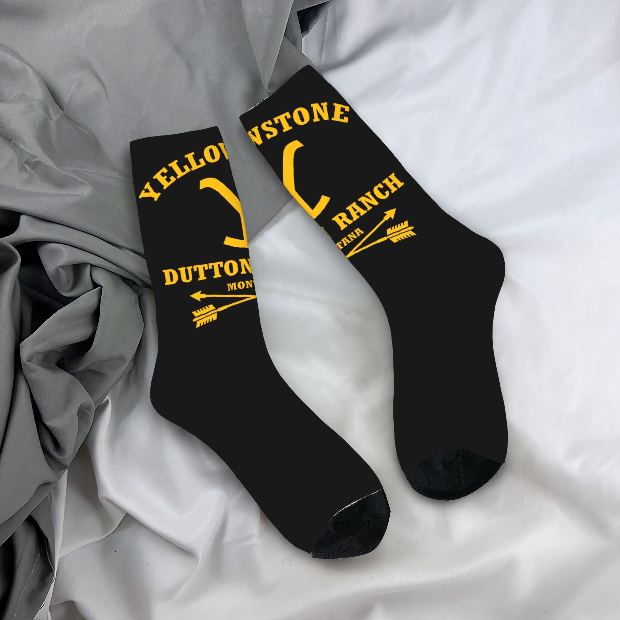 Dress Sock Men - Calzini da uomo personalizzati Yellowstone Dutton