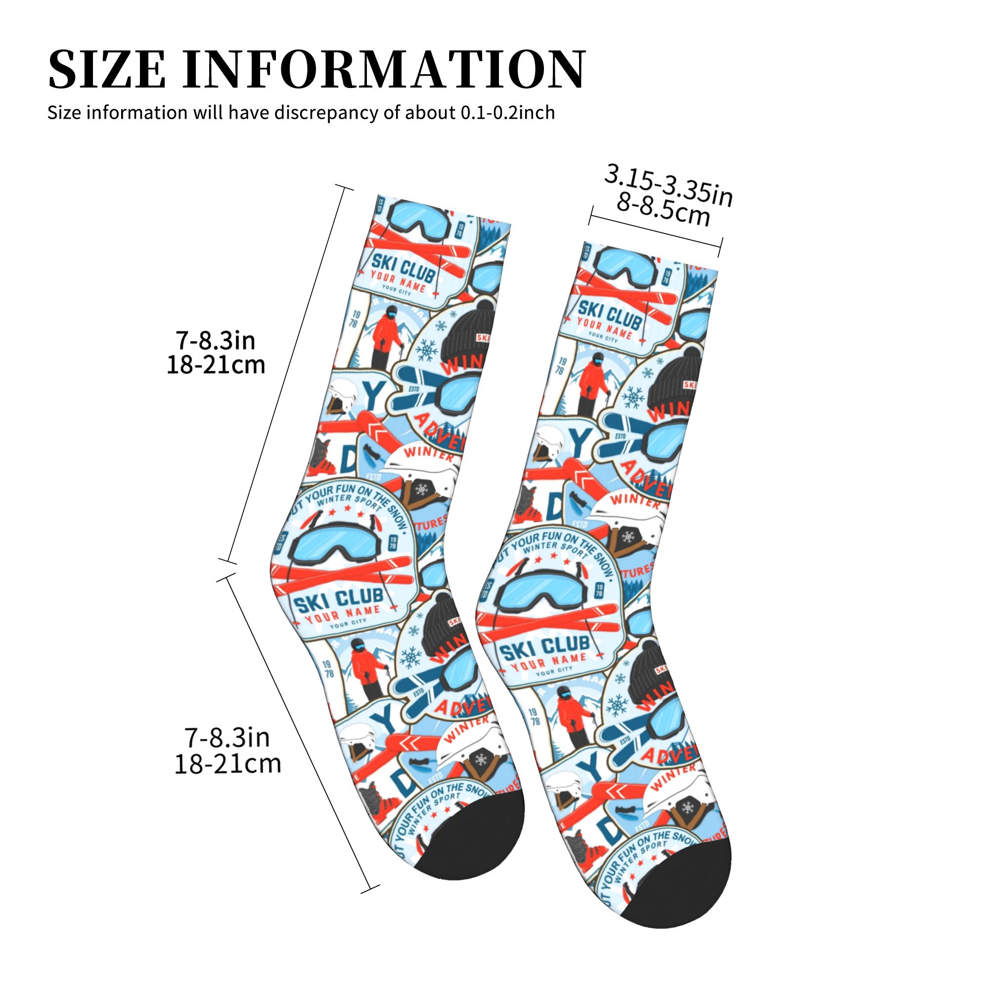Calzini vintage rosso blu Ski  - Dress Sock Men recensione e prezzo