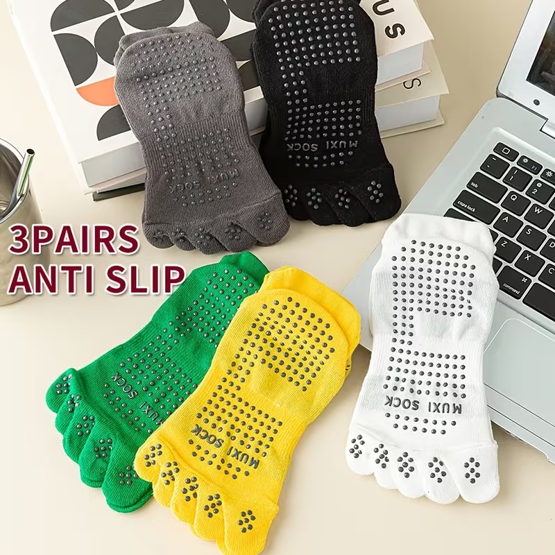 Calzini a 3 dita da uomo, 3 pa - Grip Sock Yoga recensione e prezzo