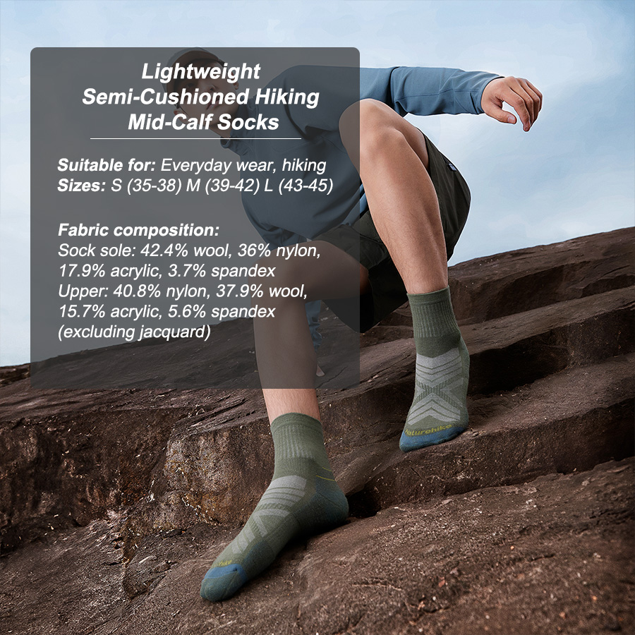 Calze Sportive Naturehike da U - Wool Hiking Sock recensione e prezzo