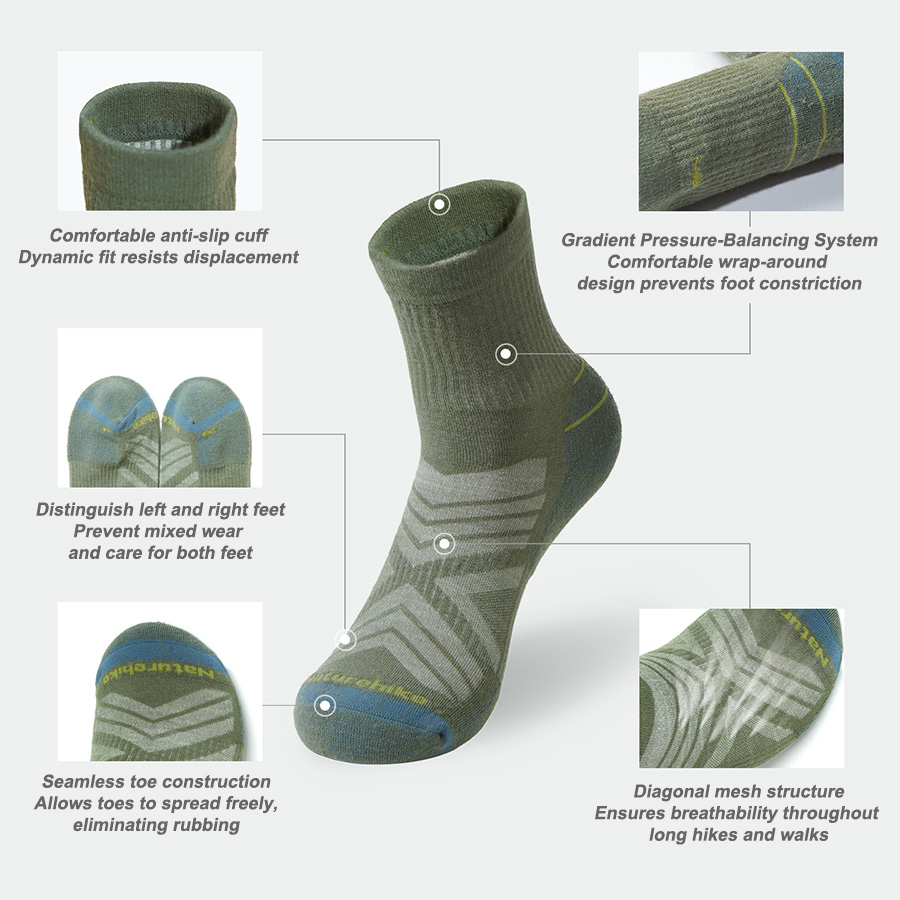 Calze Sportive Naturehike da U - Wool Hiking Sock recensione e prezzo