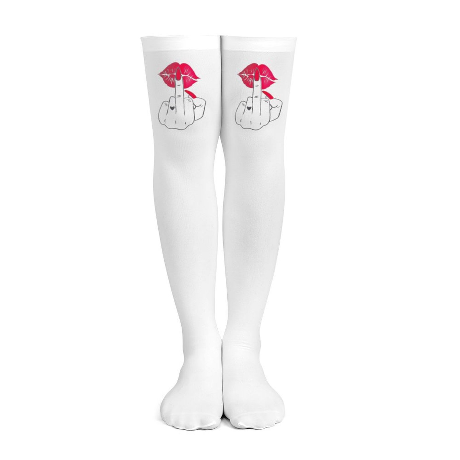 Calze da donna bianche con sta - Knee High Sock Women recensione e prezzo