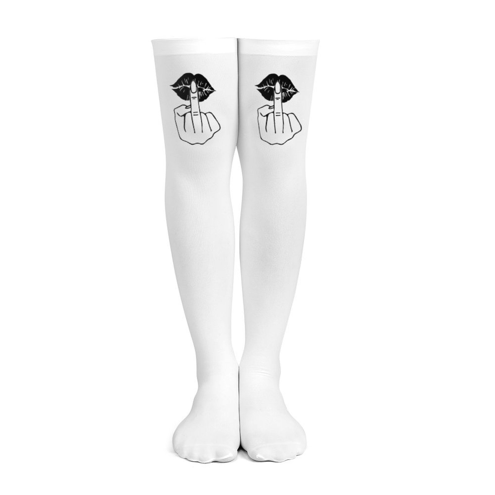 Calze da donna bianche con sta - Knee High Sock Women recensione e prezzo