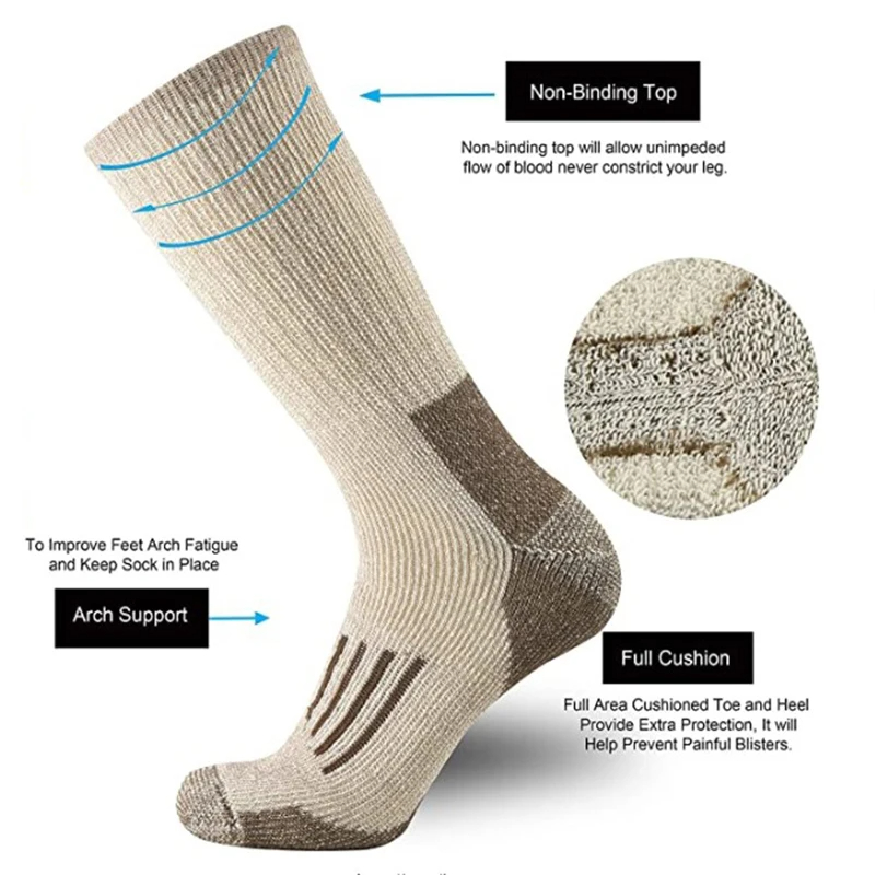 Calzini 80% Lana Caldi e Spess - Wool Hiking Sock recensione e prezzo