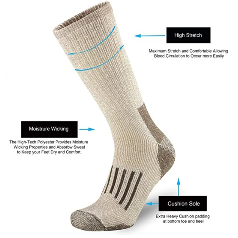 Calzini 80% Lana Caldi e Spess - Wool Hiking Sock recensione e prezzo