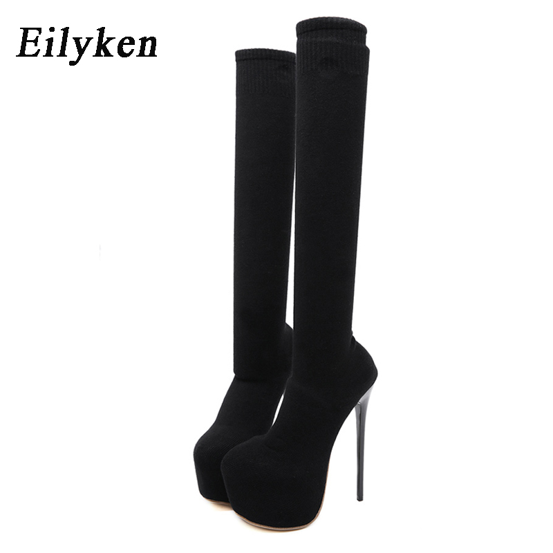 Eilyken Moda Piattaforma Tessu - Knee High Sock Women recensione e prezzo