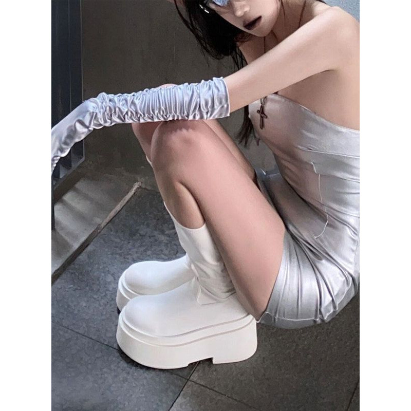 Stivali a tubo lungo con suola - Knee High Sock Women recensione e prezzo