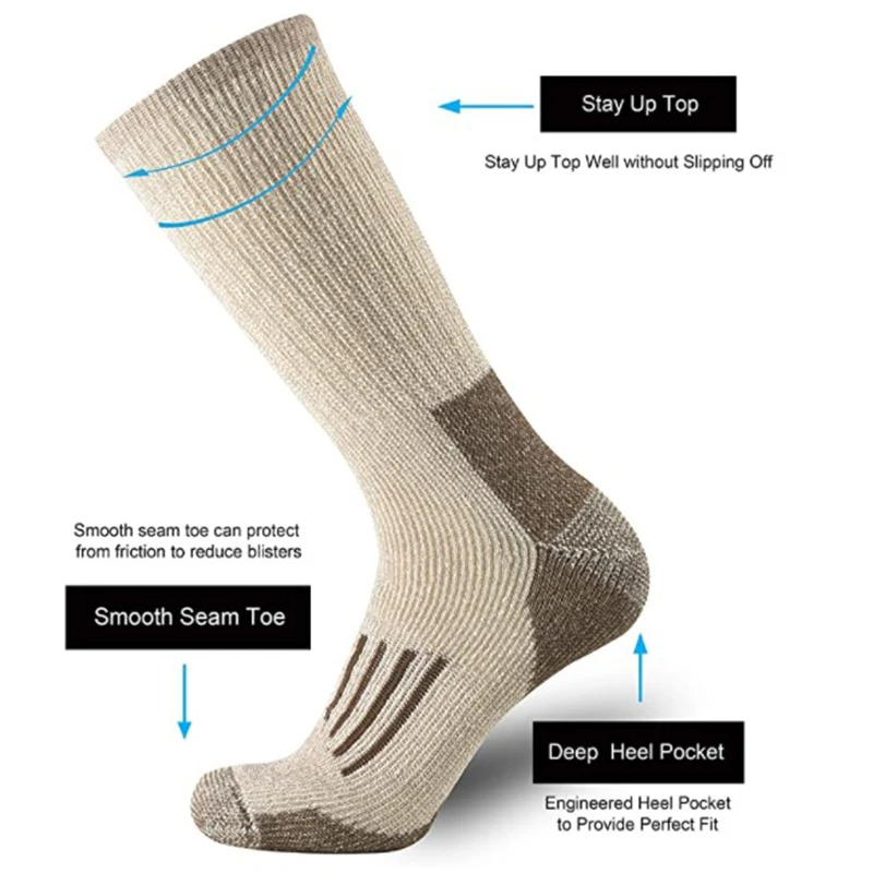 Calzini in lana 80% addensati  - Wool Hiking Sock recensione e prezzo